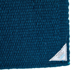 1314-100 San Juan Solid Ocean Blue 36x34 New Zealand Wool Saddle Blanket