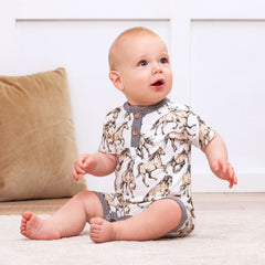 Wild Horses Bamboo Short Romper