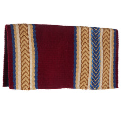 1425-7 Iron Horse 36x34 New Zealand Wool Saddle Blanket MULTI