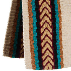 1425-8 Iron Horse 36x34 New Zealand Wool Saddle Blanket MULTI