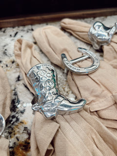 The Western Napkin Ring Set