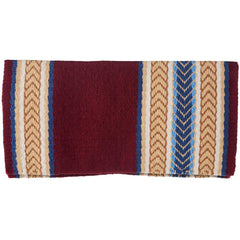 1425-7 Iron Horse 36x34 New Zealand Wool Saddle Blanket MULTI