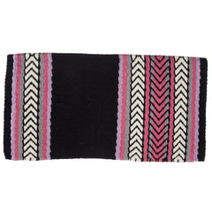 1425-5 Iron Horse 36x34 New Zealand Wool Saddle Blanket MULTI