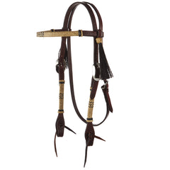 WD-NRSBH Natural Rawhide Browband Headstall