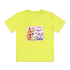"Leave Your Whinin' at the Trailer" Girls Moisture-wicking Sport T-shirt