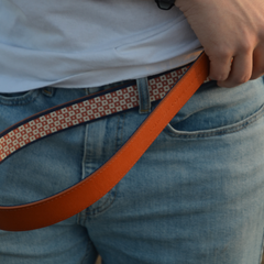 Aztec Checker Belt