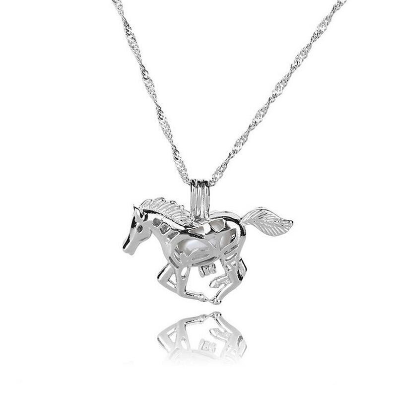 Glowing Horse Necklace