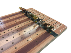 The Horse Race Party Game Brown Striped Track Edition