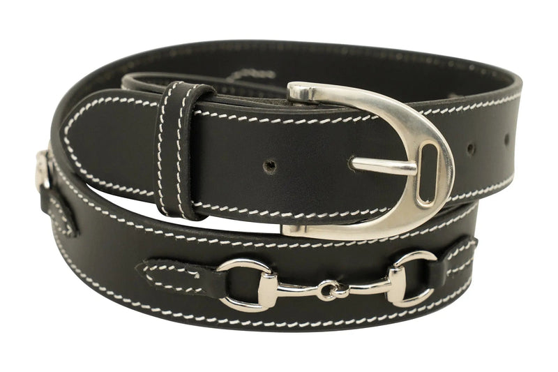 Huntley Equestrian Ladies Stirrup Buckle, Snaffle Bit, 1.5