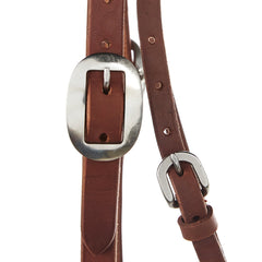 WD-SBHO Heavy Oil Harness Leather Double Buckle 3 4 Browband Headstall