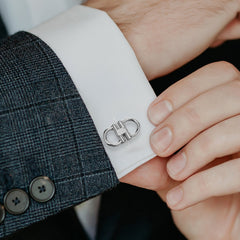 Horse Bit Stainless Steel Cufflinks