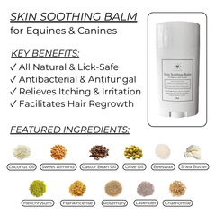 Skin Soothing Balm for Dogs & Horses - 2oz