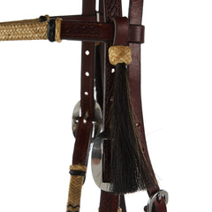 WD-NRSBH Natural Rawhide Browband Headstall