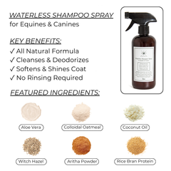 Waterless Shampoo Spray for Dogs & Horses