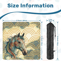 Year of The Firehorse, Lunar Year Boho Mahjong Mat