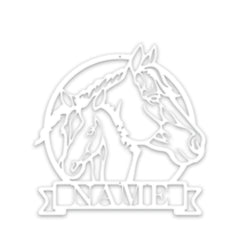 Farm Horse and Pony Personalized Metal Sign