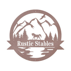 Great Outdoor Horse Pasture Monogram