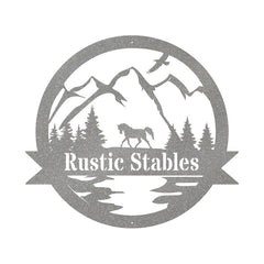 Great Outdoor Horse Pasture Monogram