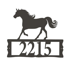 Horse Address Sign
