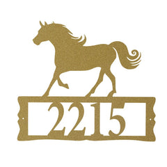 Horse Address Sign