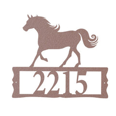 Horse Address Sign