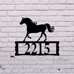 Horse Address Sign