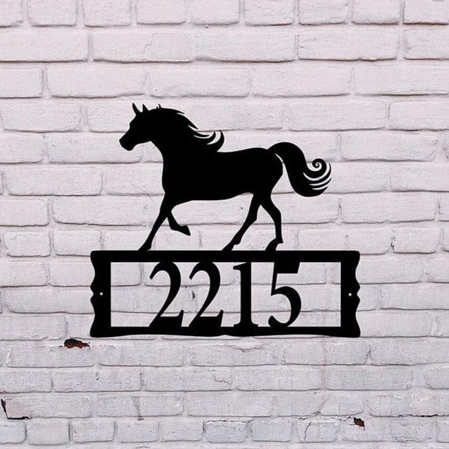 Horse Address Sign