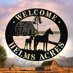 Horse Barn Monogram
