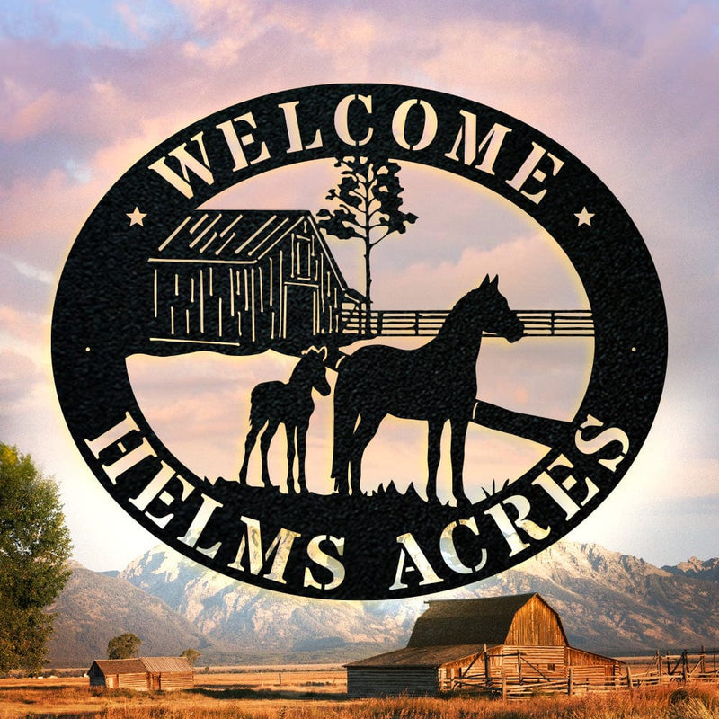 Horse Barn Monogram