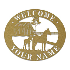 Horse Barn Monogram