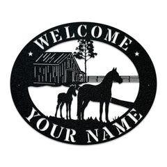 Horse Barn Monogram