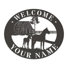 Horse Barn Monogram