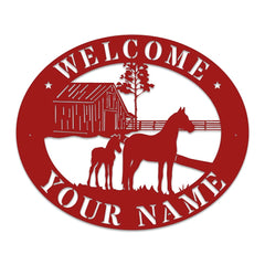 Horse Barn Monogram