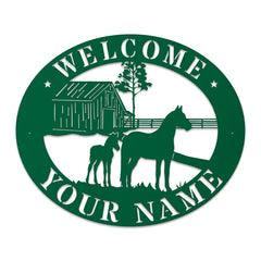 Horse Barn Monogram