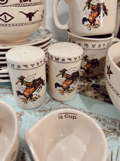 The Bronc Salt & Pepper Shakers