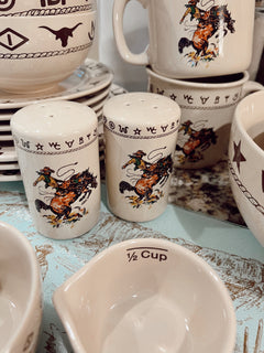The Bronc Salt & Pepper Shakers