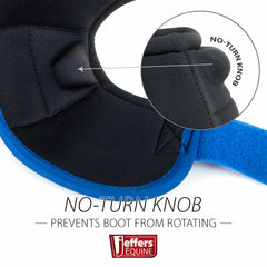 Jeffers No-Turn Bell Boots for Horses, Solid Colors, 2 ct