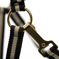 Jeffers Padded Nylon Horse Halter with Throat Snap