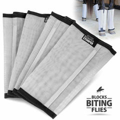 Jeffers Romper Stomper "Stomp-Free" Fly Boots for Horses, 4 pack