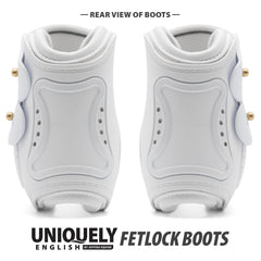 Jeffers Uniquely English Fetlock Boots for Horses, 2-Pack