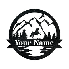 Saddlebred Horse Monogram
