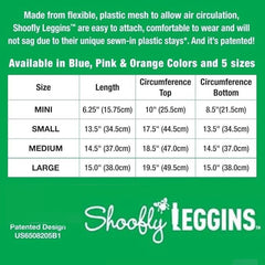 Shoofly Leggins Fine Mesh Fly Boots for Horses, 4 Pack
