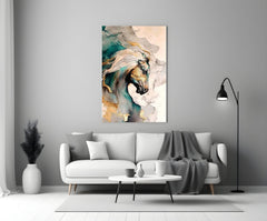Horse Art Glass Wall Art