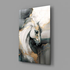 Horse Art Glass Wall Art
